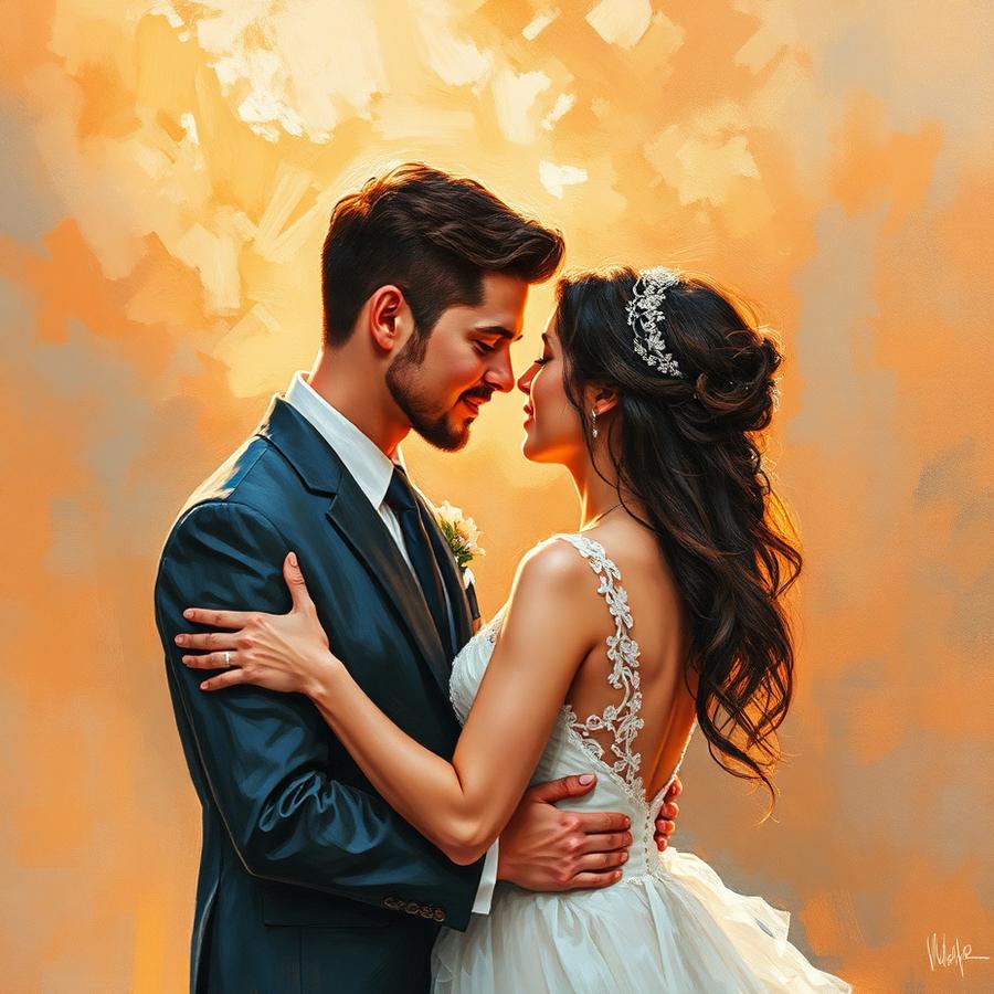Wedding painting